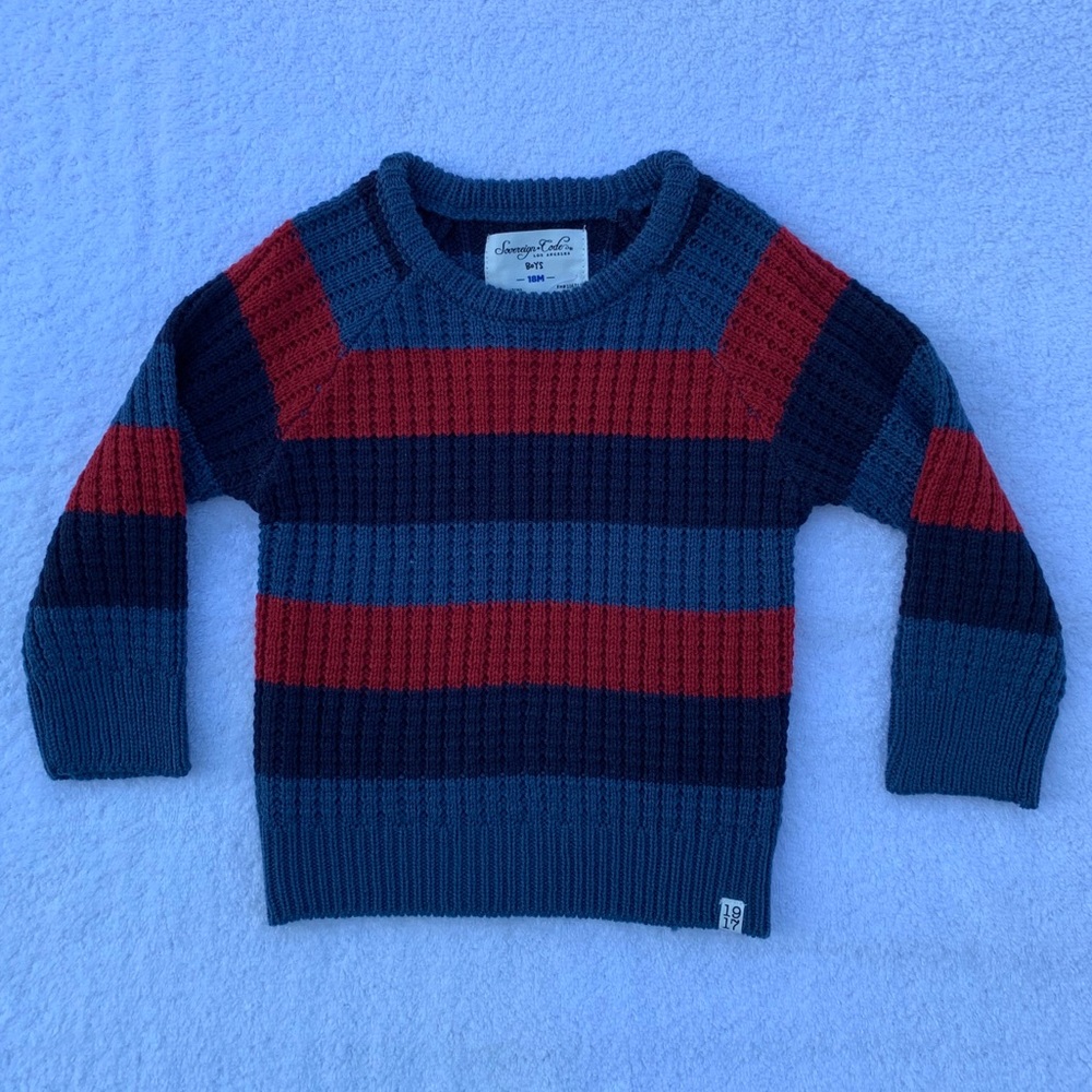 Sovereign Code Striped Sweater Size 18 Months NWT
